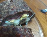 Foto del paso 5 de la receta: Albondingón relleno de jamón, muzzarela y huevo