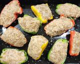 Foto del paso 6 de la receta: 🫑 Morrones rellenos 🫑 con arroz y carne picada 👉🏼 con cubierta crocante 🤤
