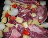 Foto del paso 4 de la receta: Falda, osobuco al horno con verduras