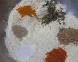 A picture of step 1 of Bread pakoda.