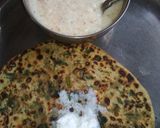 A picture of step 5 of Mooli Methi paratha.