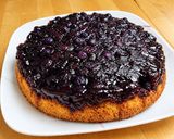 A picture of step 6 of Blueberry Upside Down Cake.