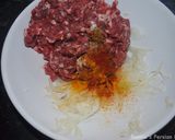A picture of step 4 of Persian meat patties with yellow split peas (Cutlet).