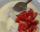 Foto langkah ke 3 dari resep Tomato Oatmeal Yogurt.