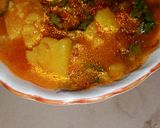 A picture of step 3 of Aloo tamatar ki sabji.