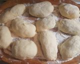 Töltött krumplis lángos recept fázis 6 fotója