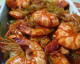 Foto langkah ke 8 dari resep Udang Goreng Mentega.