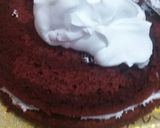 A picture of step 1 of Red velvet cake.