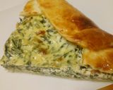 A picture of step 5 of Ricotta, spinach and pancetta pie.