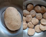 A picture of step 1 of Satpadi /Verki /Layer poori.