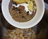 A picture of step 1 of Chana pulao.