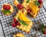 Foto langkah ke 12 dari resep Almond Tartlet (With Fruits).