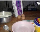 A picture of step 1 of Chocolate cake (improvised oven).