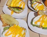 Foto langkah ke 3 dari resep Mini Croissant Sanwich.