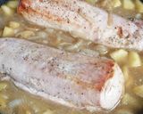 Foto del paso 8 de la receta Solomillo de cerdo con salsa de manzana y cebolla