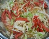 A picture of step 7 of Cabbage and Tomato Soup 😄.