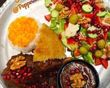 عکس مرحله 1 از دستور فسنجون با گوشت بوقلمون 🦃