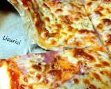 Pas rețetă Pizza double pe lipie 2 fotografie
