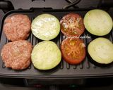 Hình bước làm 3 của món Hamburger từ trái Cà Tím #lowcarb #cleaneating
