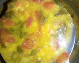 A picture of step 3 of Moong dal mix vegetable soup.