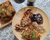 Grill csirkemell őszi mártásban és hasselback krumplival recept fázis 9 fotója