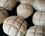 Foto langkah ke 10 dari resep Melonpan (Melon Bread), Roti Manis Jepang.