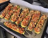 Une image de l'étape 5 de Courgettes blanches façon bruschetta.