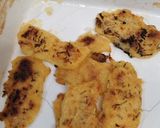 A picture of step 3 of Gluten free polenta bites.