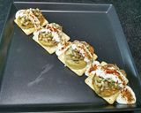 A picture of step 7 of Biscuit papdi chaat.