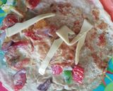 A picture of step 7 of Yummy Cheese crepe#4weekchallenge.
