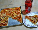Foto langkah ke 5 dari resep Pizza saos campur.