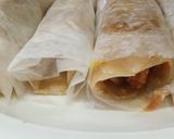 A picture of step 3 of Chicken wraps.