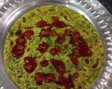 A picture of step 1 of Makeover Pizza Made With Leftover Methi Paratha.