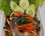 รูปขั้นตอนการทำที่ 5 ของ ยำกุ้งสดน้ำปลาร้า