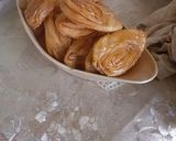 A picture of step 18 of Khaja puri.