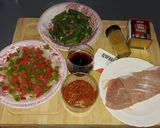 Foto del paso 1 de la receta Arroz con presa y espárragos