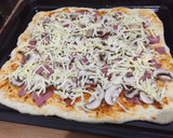 Foto langkah ke 6 dari resep Pizza tipis ala dominos.