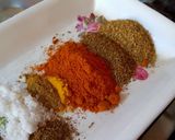 A picture of step 1 of Chicken kola kadhai.