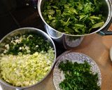 A picture of step 2 of Spanakopita with Feta and Homemade Phyllo.