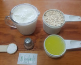 Foto del paso 1 de la receta: Hot cakes de avena, yogurt y claras