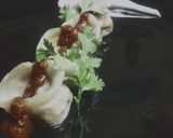 A picture of step 19 of Soya Bean Ke Momos with Hot Garlic Sauce.