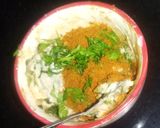 A picture of step 1 of Cheese Masala pav.