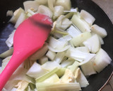 A picture of step 2 of Spiced Leek, Potato and Parsnip Soup.