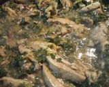 A picture of step 4 of Creamy Kale and Chicken.