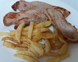 Foto del paso 2 de la receta: Filete de jamón con patatas fritas