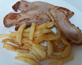Foto del paso 2 de la receta: Filete de jamón con patatas fritas