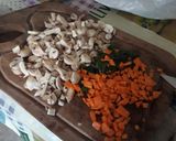 Foto del paso 2 de la receta: Arroz integral con champiñones