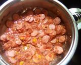 A picture of step 2 of Sausage stew.
