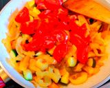 Lecsó cukkinivel, baconnel recept fázis 5 fotója
