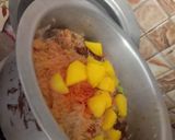 A picture of step 5 of Daighi biryani.
